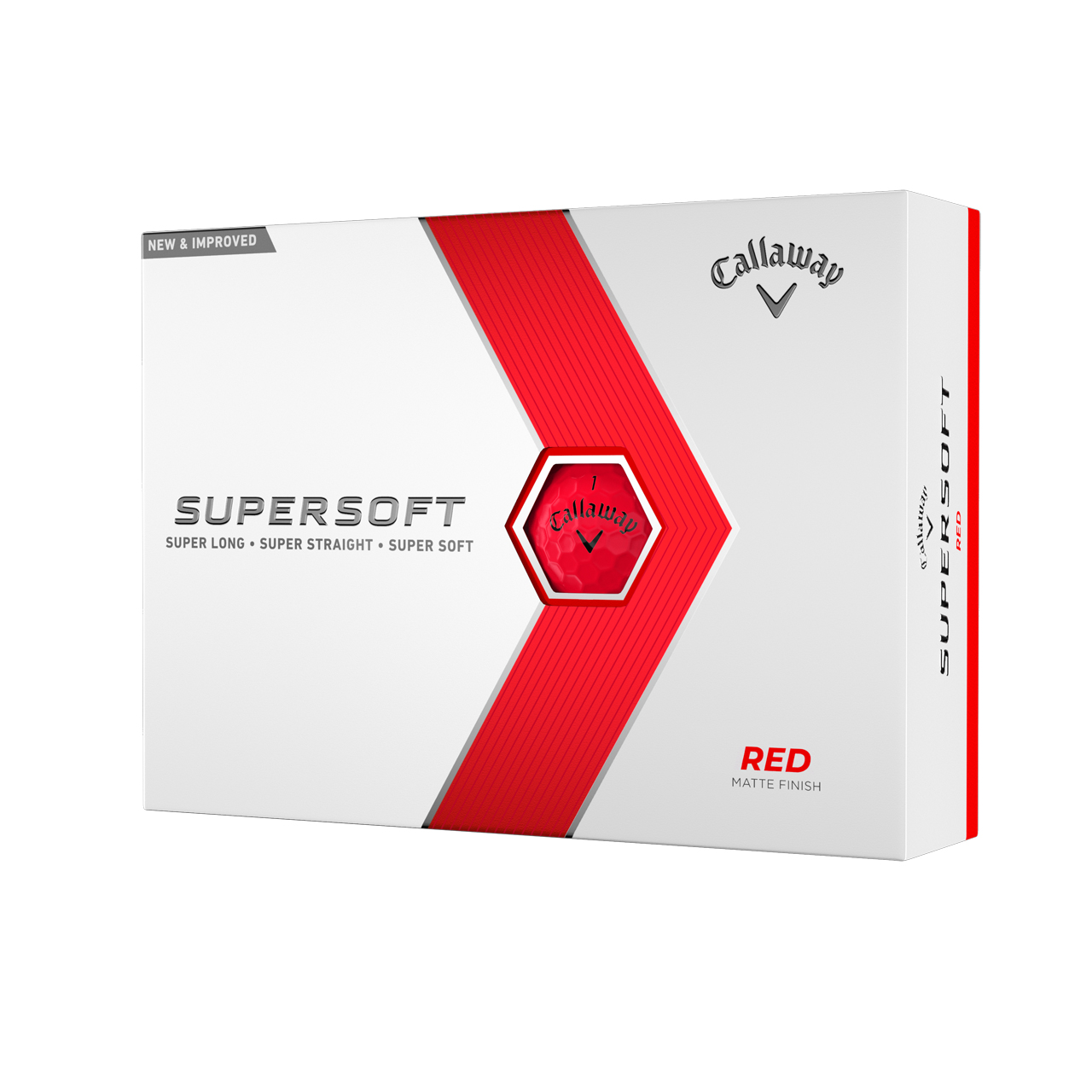 Supersoft Matte, Bolde 3-pack - Rd