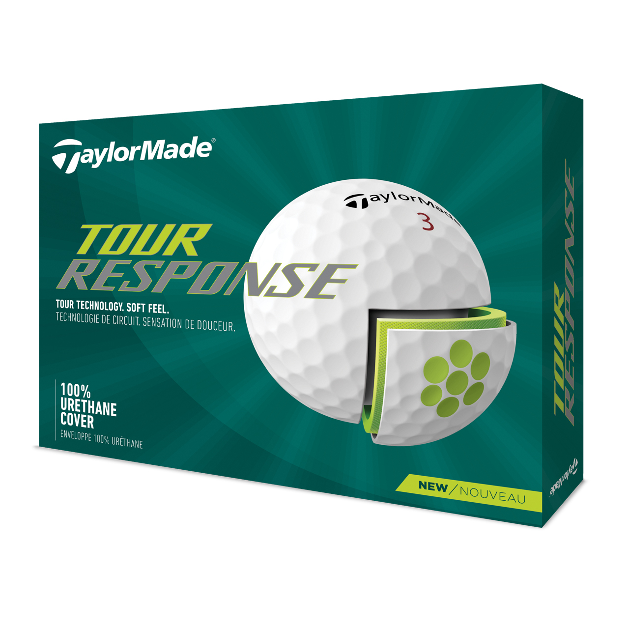 Tour Response, Bolde 3-pack - Wh