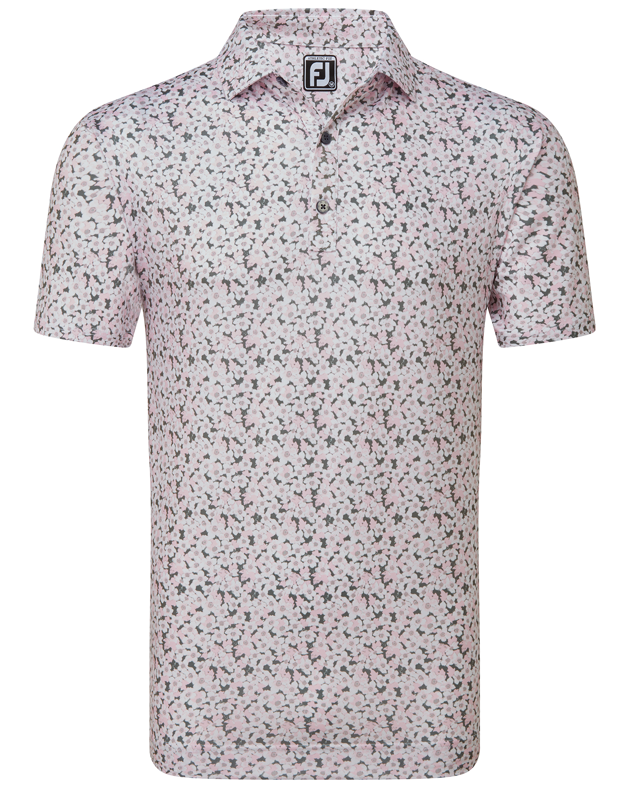 Primrose Print, Polo, Herre - lt__pink_white_gravel